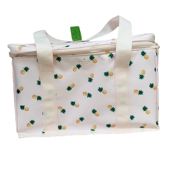 Kate Spade Pink Pineapple Insulated Cooler Bag - Picture 5 of 5